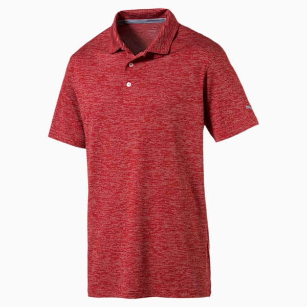 Essential Men's Golf Polo, High Risk Red, extralarge-IND