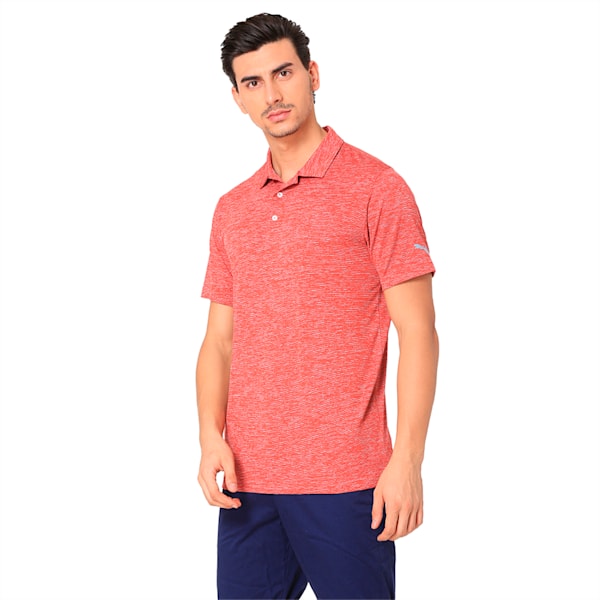 Essential Men's Golf Polo, High Risk Red, extralarge-IND