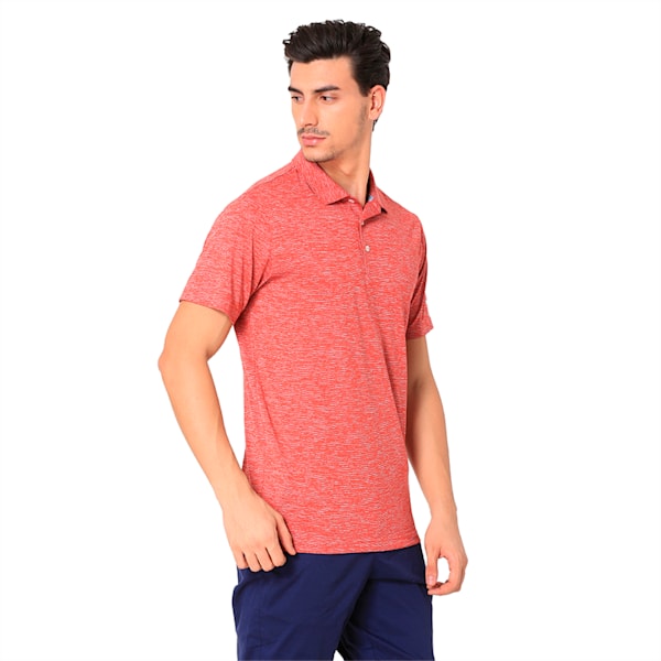 Essential Men's Golf Polo, High Risk Red, extralarge-IND