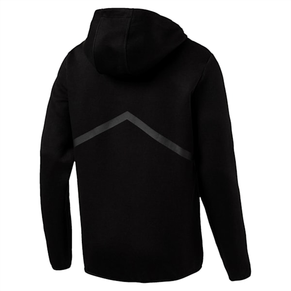 MERCEDES AMG PETRONAS Men's Full Zip Hoodie, Puma Black, extralarge-IND