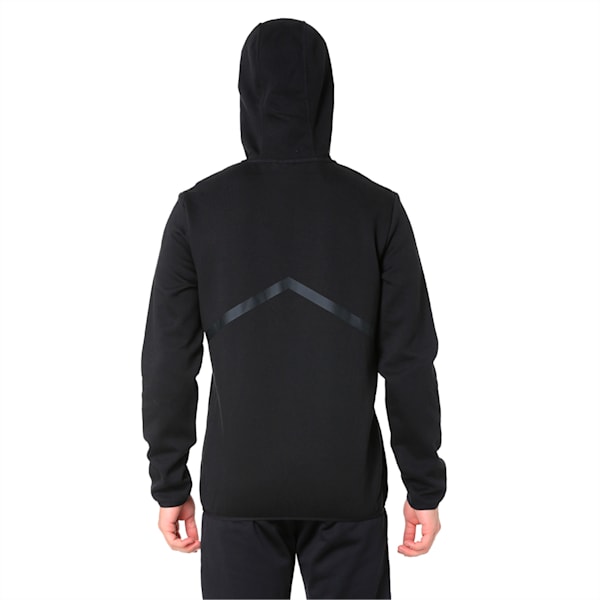MERCEDES AMG PETRONAS Men's Full Zip Hoodie, Puma Black, extralarge-IND
