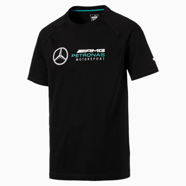 MERCEDES AMG PETRONAS Men's Logo Tee | PUMA