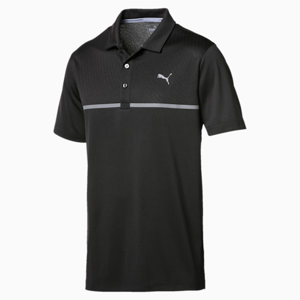 Golf Men's Nardo Grey Polo, Puma Black, extralarge-IND