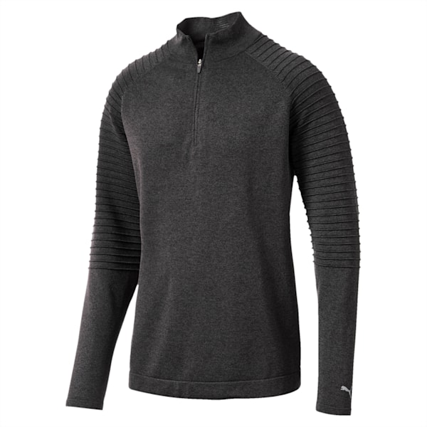 Golf evoKNIT Performance Men's 1/4 Zip Sweater, Puma Black