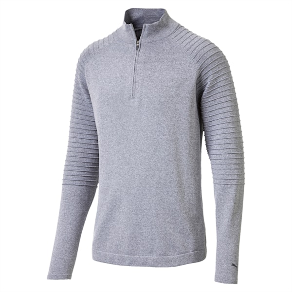 Golf evoKNIT Performance Men's 1/4 Zip Sweater, Quarry