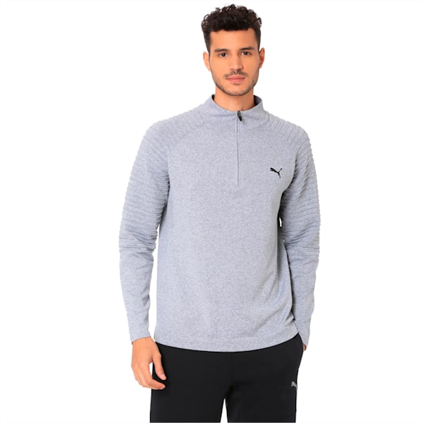 Golf evoKNIT Performance Men's 1/4 Zip Sweater, Quarry