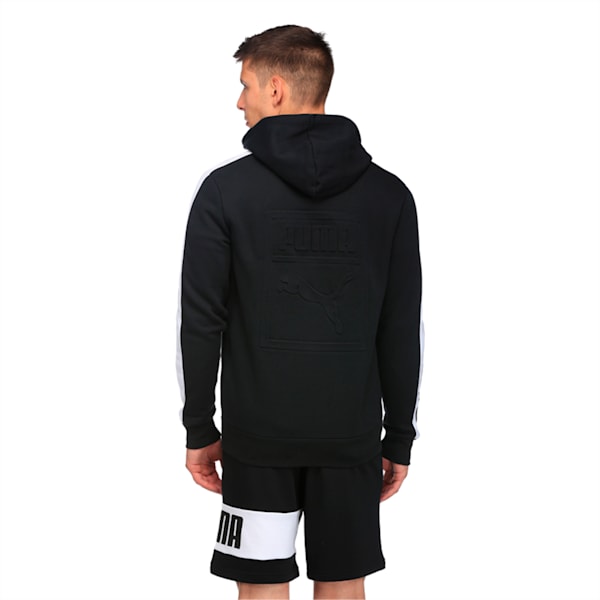 Archive Embossed T7 FZ Hoody, Puma Black, extralarge-IND