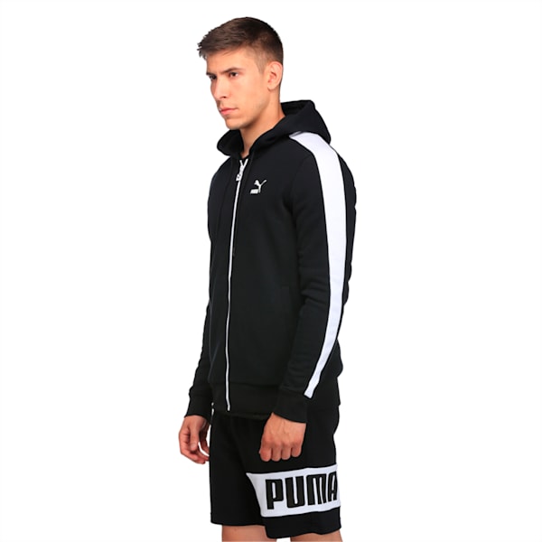 Archive Embossed T7 FZ Hoody, Puma Black, extralarge-IND