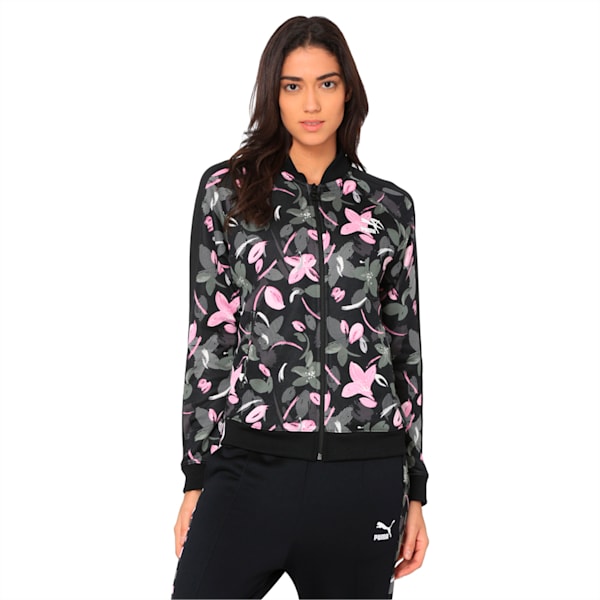 Classics T7 Track Jacket AOP Puma Black-, Puma Black-flower-uprising-1, extralarge-IND