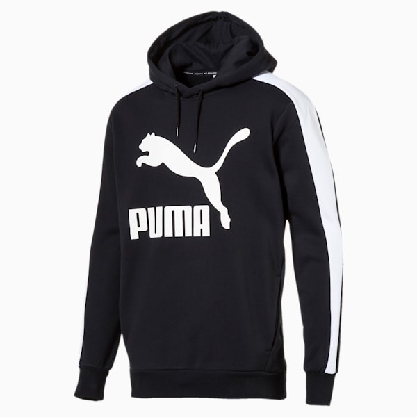 Classics T7 Logo Hoodie FL, Puma Black, extralarge