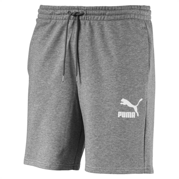 Classics Logo Shorts, Medium Gray Heather, extralarge-IND