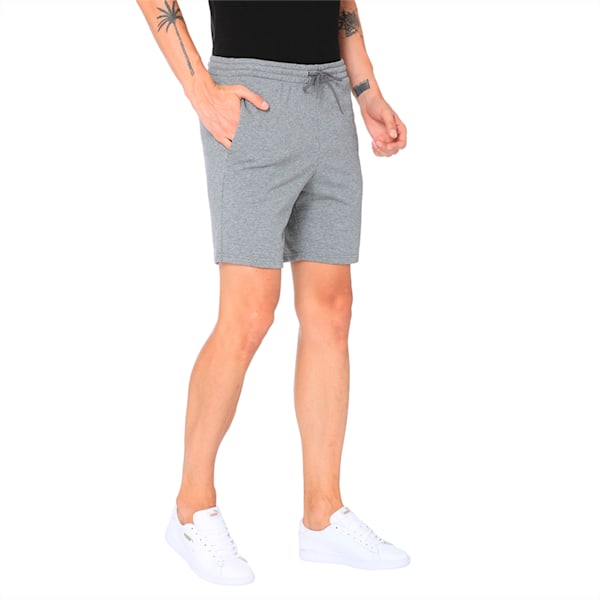 Classics Logo Shorts, Medium Gray Heather, extralarge-IND