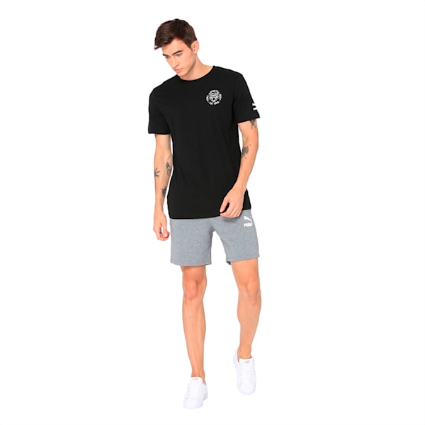 Classics Logo Shorts, Medium Gray Heather, extralarge-IND