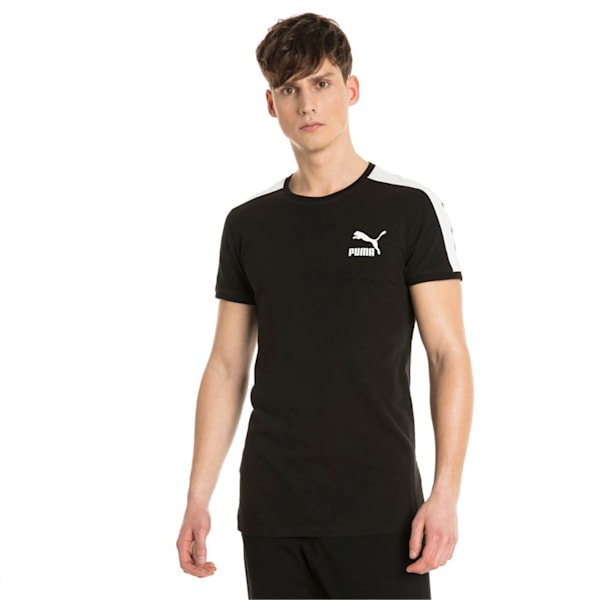 Classics Slim T7 Men's Tee, Cotton Black, extralarge-IND