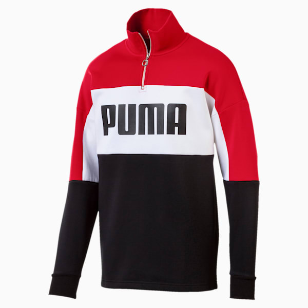Puma retro crew shop turtle rib neck