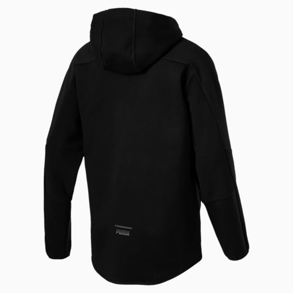 Pace Full Zip Men's Hoodie, Puma Black, extralarge