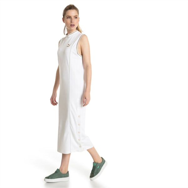 Retro Women's Dress, Puma White, extralarge-IND