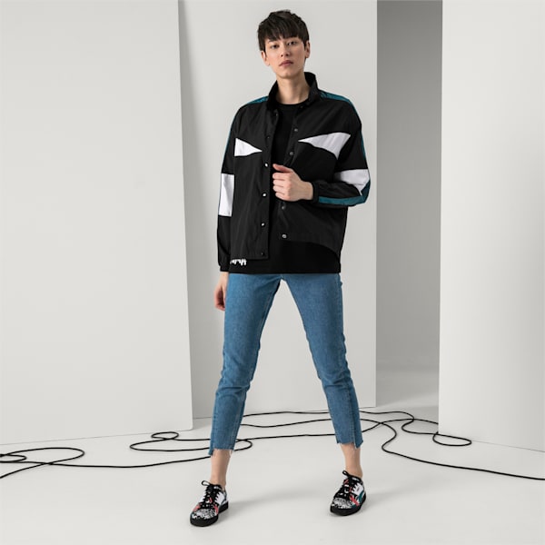 PUMA x SHANTELL MARTIN Women's Windbreaker, Puma Black, extralarge