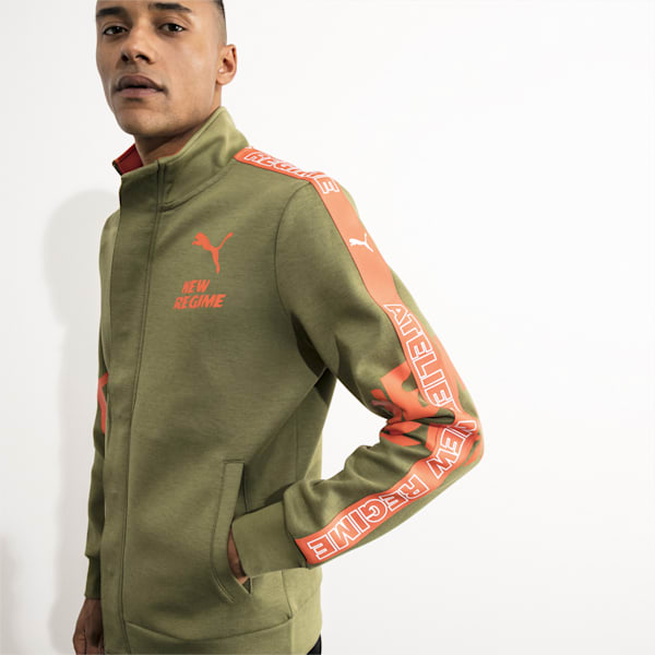 PUMA x ATELIER NEW REGIME TRACK TOP, Olive Branch, extralarge