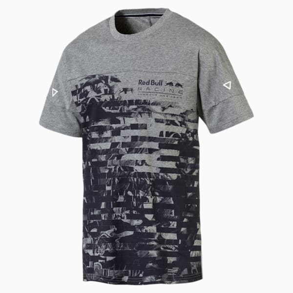 Red Bull Racing Life Graphic T-Shirt 2, Medium Gray Heather, extralarge