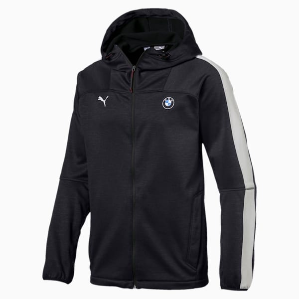 BMW M Motorsport Men's Life Softshell Jacket, Puma Black, extralarge