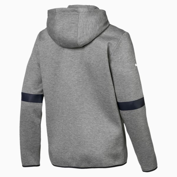 BMW M Motorsport Men's Zip Up Hoodie, Medium Gray Heather, extralarge-IND