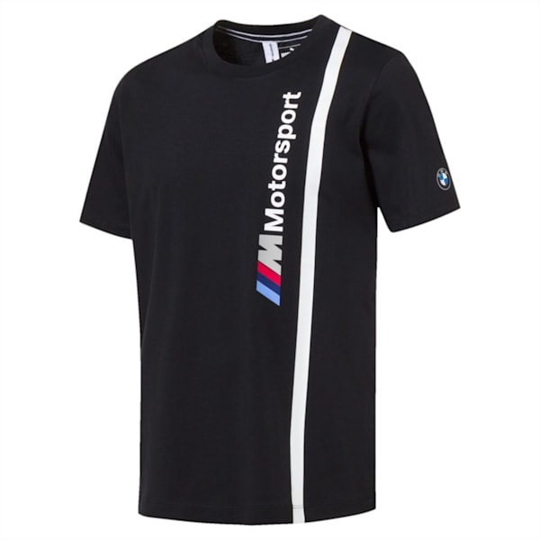 BMW M Motorsport Men's Logo Tee, Anthracite, extralarge-IND