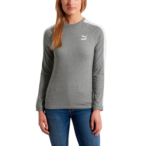 Classics Longsleeve T7 Top, Medium Gray Heather, extralarge