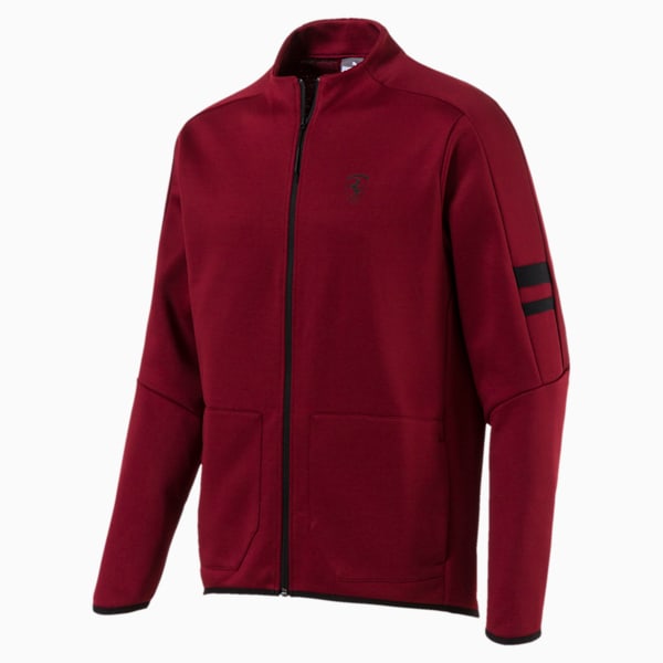 Scuderia Ferrari T7 Men's Track Jacket, Pomegranate, extralarge