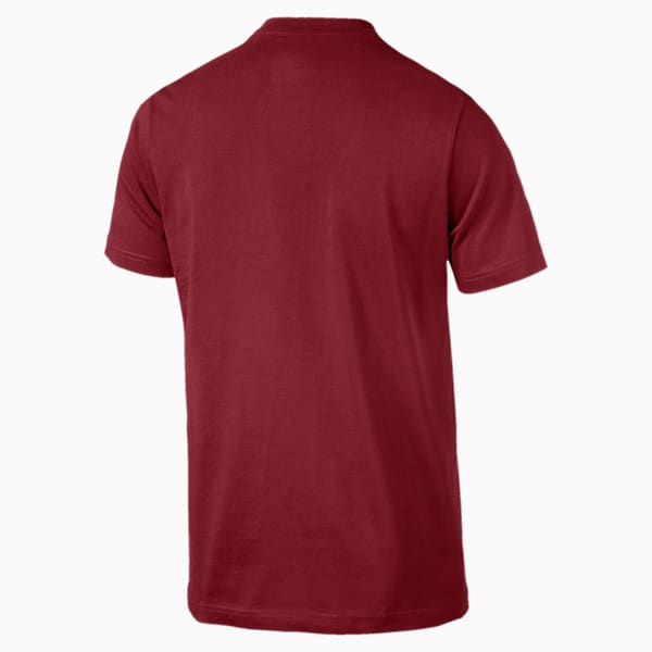 Scuderia Ferrari Big Shield Men's Tee, Pomegranate, extralarge
