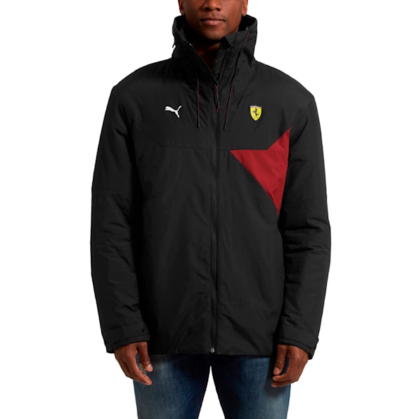 Scuderia Ferrari RCT Men's Full Zip Jacket, Puma Black, extralarge