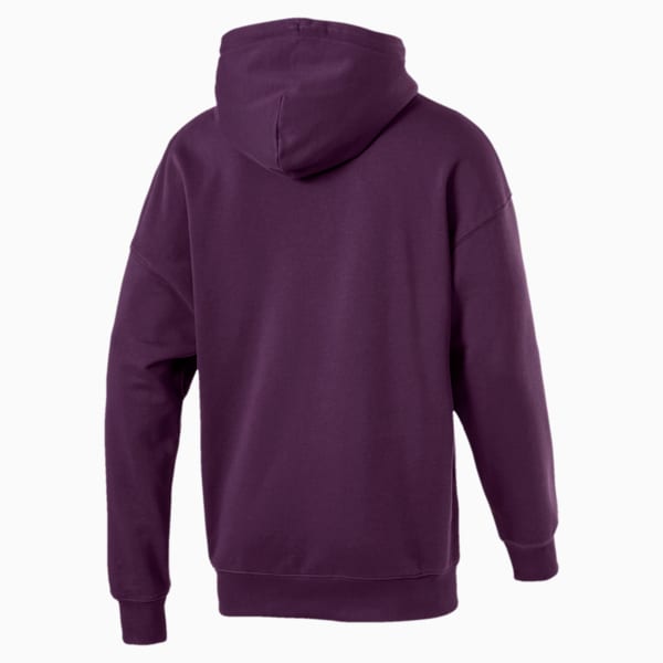 Downtown Oversize Men's Hoodie, Shadow Purple, extralarge