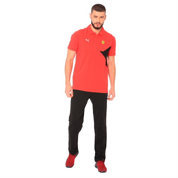 Ferrari Men's Polo, Rosso Corsa, extralarge-IND