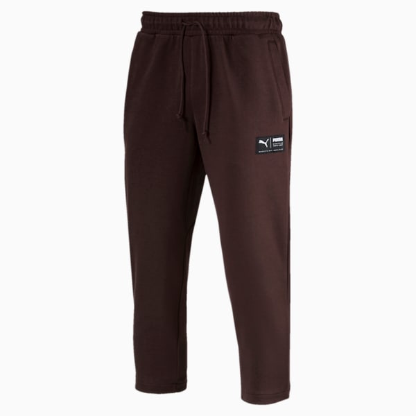 Downtown Cropped Men's Sweatpants, Molé, extralarge