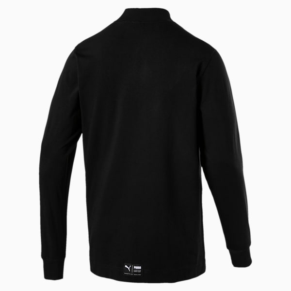Downtown Long Sleeve Turtleneck Men's Tee, Puma Black, extralarge