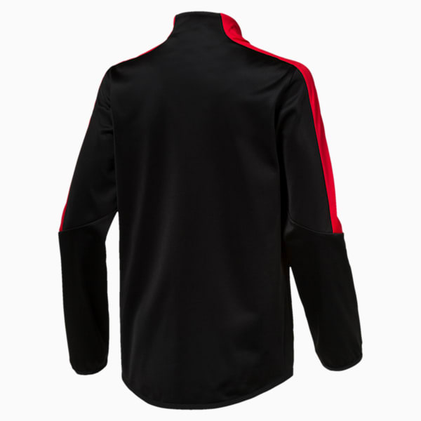 Scuderia Ferrari Boys' T7 Track Jacket JR, Puma Black, extralarge