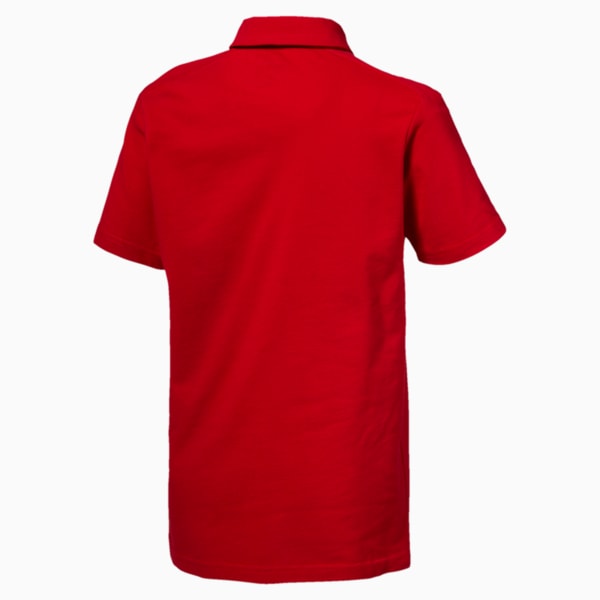 Scuderia Ferrari Boys' Polo JR, Rosso Corsa, extralarge