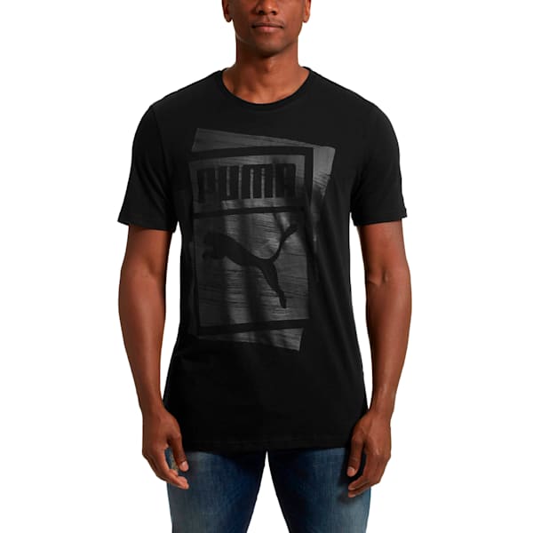 Graphic Brand Box T-Shirt, Cotton Black, extralarge