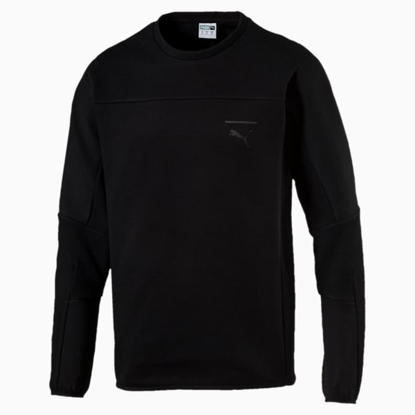 Pace Men's Crewneck Sweatshirt, Puma Black, extralarge