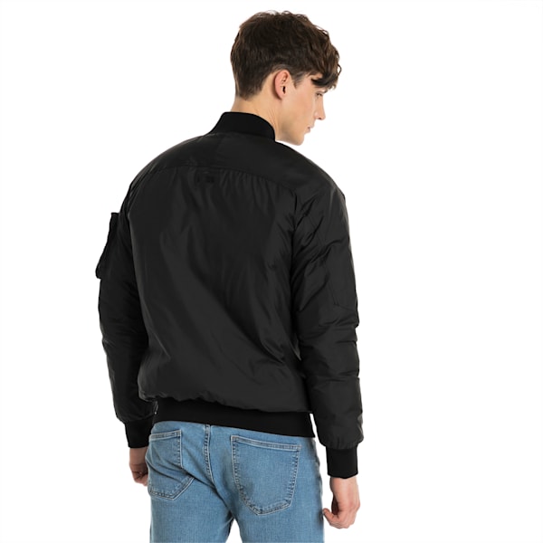 Pace Lab Zip-Up Down Men's Bomber, Puma Black, extralarge