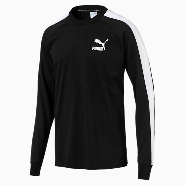 Classics T7 LS T-Shirt, Puma Black, extralarge
