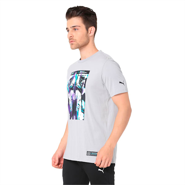 Mercedes Hamilton Graphic T-Shirt, Mercedes Team Silver, extralarge-IND