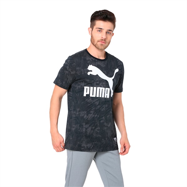 Archive Logo Tee AOP, Puma Black-AOP, extralarge-IND