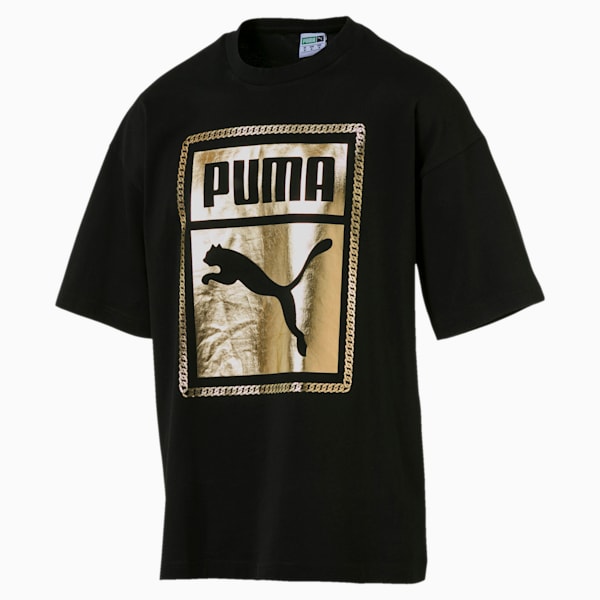 Chains Men's Tee, Puma Black, extralarge