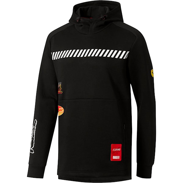 Scuderia Ferrari Street Men's Hoodie, Puma Black, extralarge