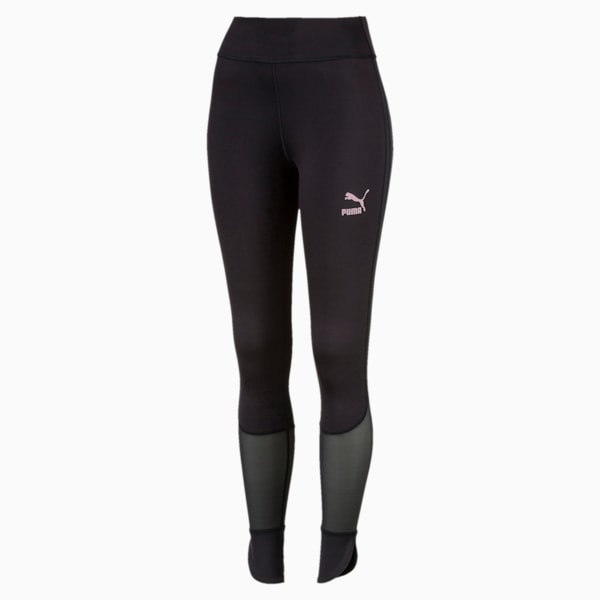 Scallop Women's Leggings, Puma Black, extralarge