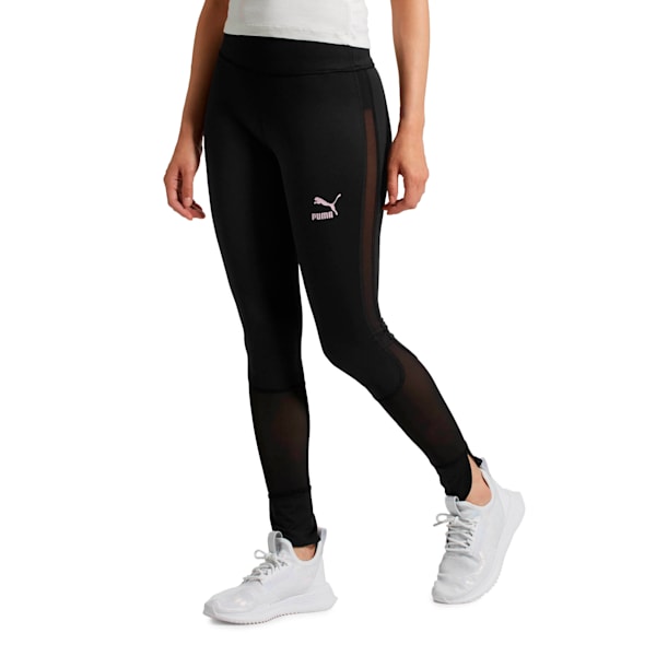 Scallop Women's Leggings, Puma Black, extralarge