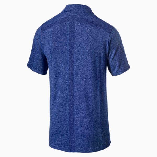 evoKNIT Men's Breakers Polo, Surf The Web Heather, extralarge