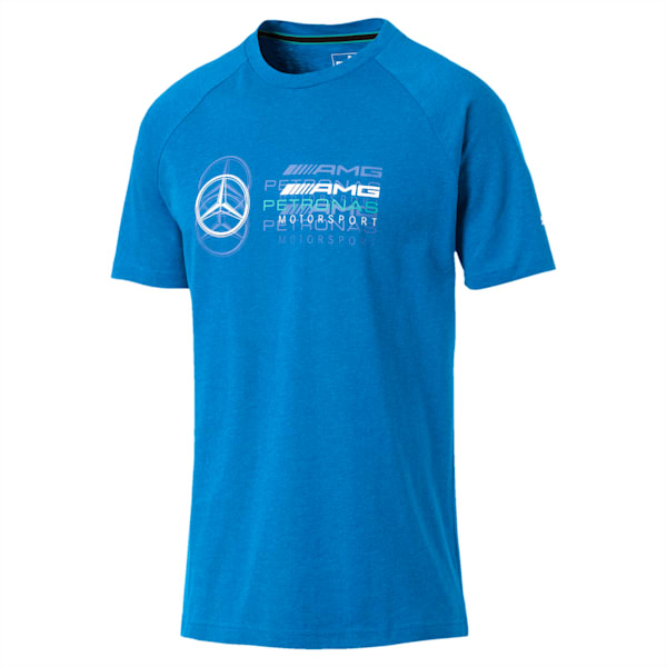 MAPM Logo Men's T-Shirt, Indigo Bunting Heather, extralarge-IND