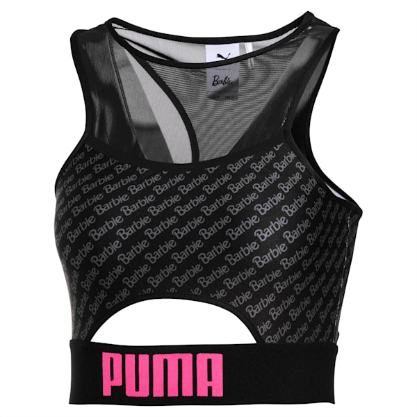PUMA x BARBIE Women's Crop Top, Puma Black, extralarge